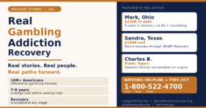 Gambling addiction recovery stories USA — real journeys of hope and rebuilding from Americans