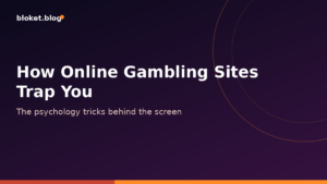 Online gambling sites trap players using psychological design tricks like near-misses